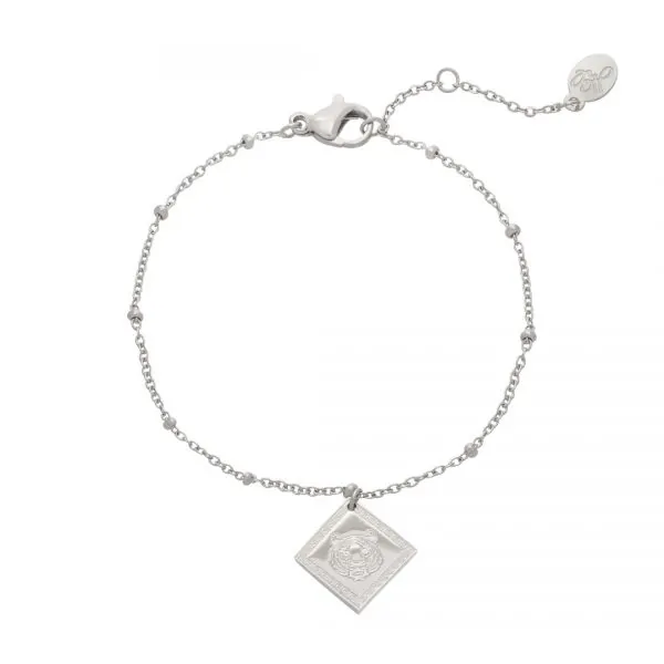 Armband | fierce tiger (zilver)