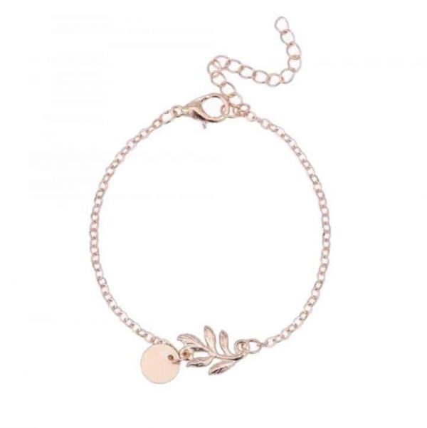 Armband | leaf goudkleurig