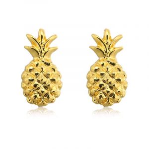 Oorbellen | pineapple (goud)