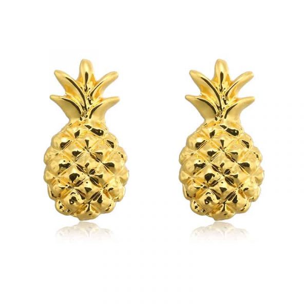 Oorbellen | pineapple (goud)