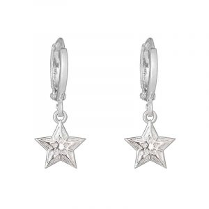 Oorringen | sparkling star (zilver)