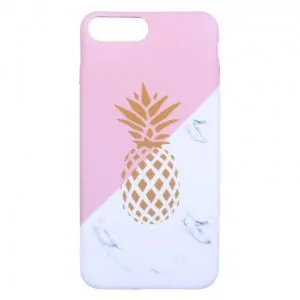 iPhone hoesje | pineapple & marble