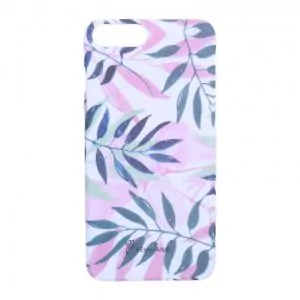 iPhone hoesje | pink leaves