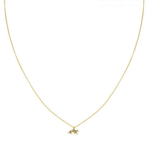 Ketting | lucky leopard (goud)