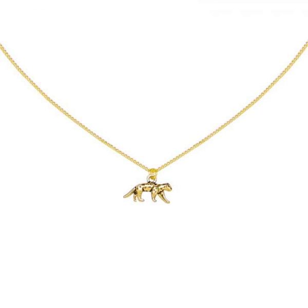 Ketting | lucky leopard (goud) - Afbeelding 2