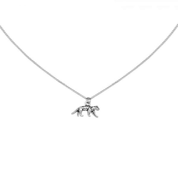 Ketting | lucky leopard (zilver) - Afbeelding 2