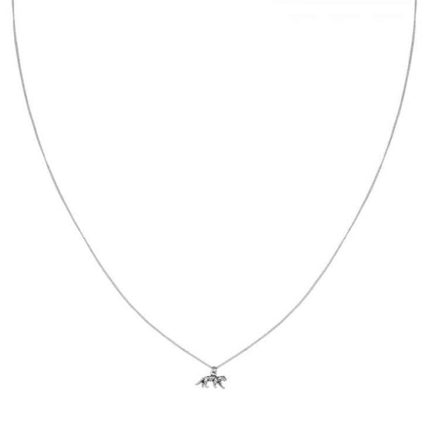 Ketting | lucky leopard (zilver)