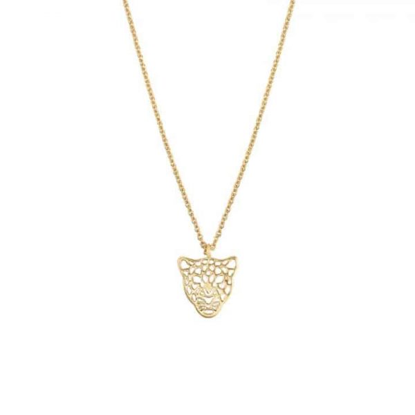 Ketting | panther dream (goud) - Afbeelding 2
