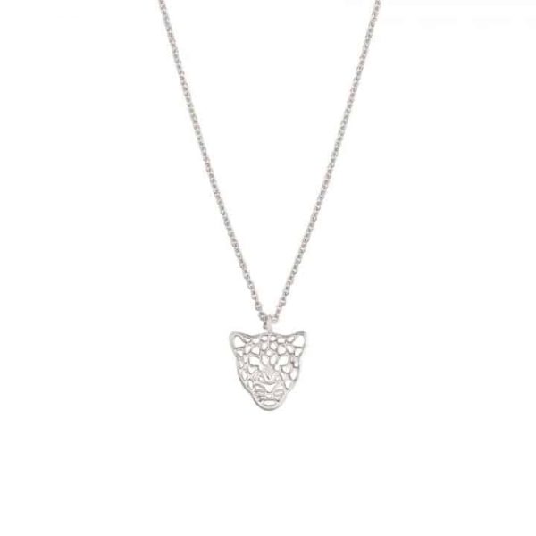 Ketting | panther dream (zilver) - Afbeelding 2