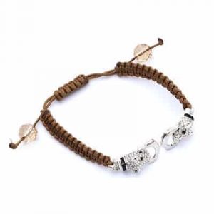 Armband | puli bruin