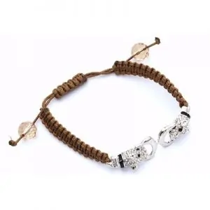 Armband | puli bruin