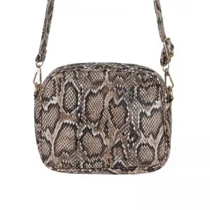 Tas | Slangenprint beige