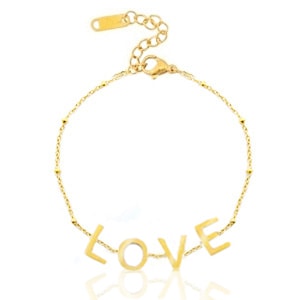 Armband | Love goud