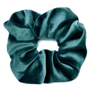 Een groene scrunchie