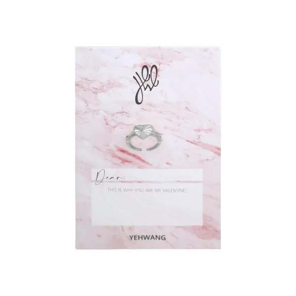 Ring | heart light zilver