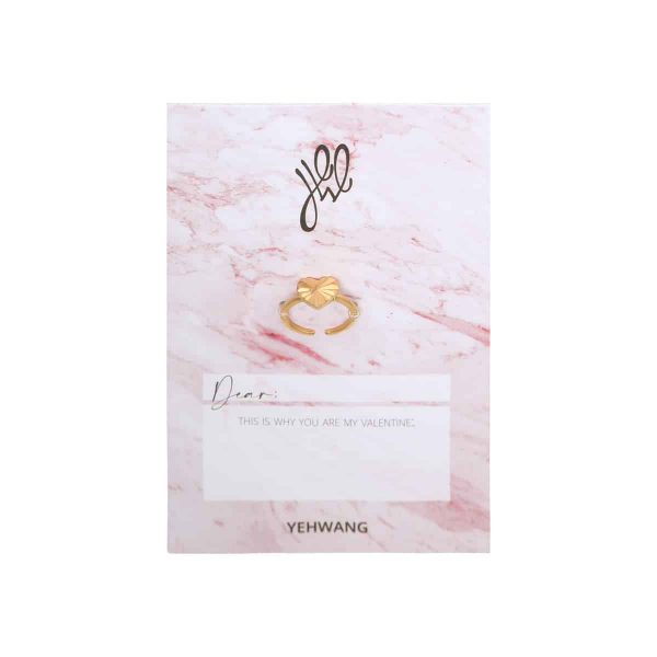 Ring | heart light goud