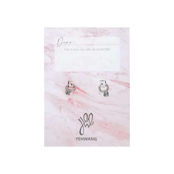 Oorbellen | heart light zilver