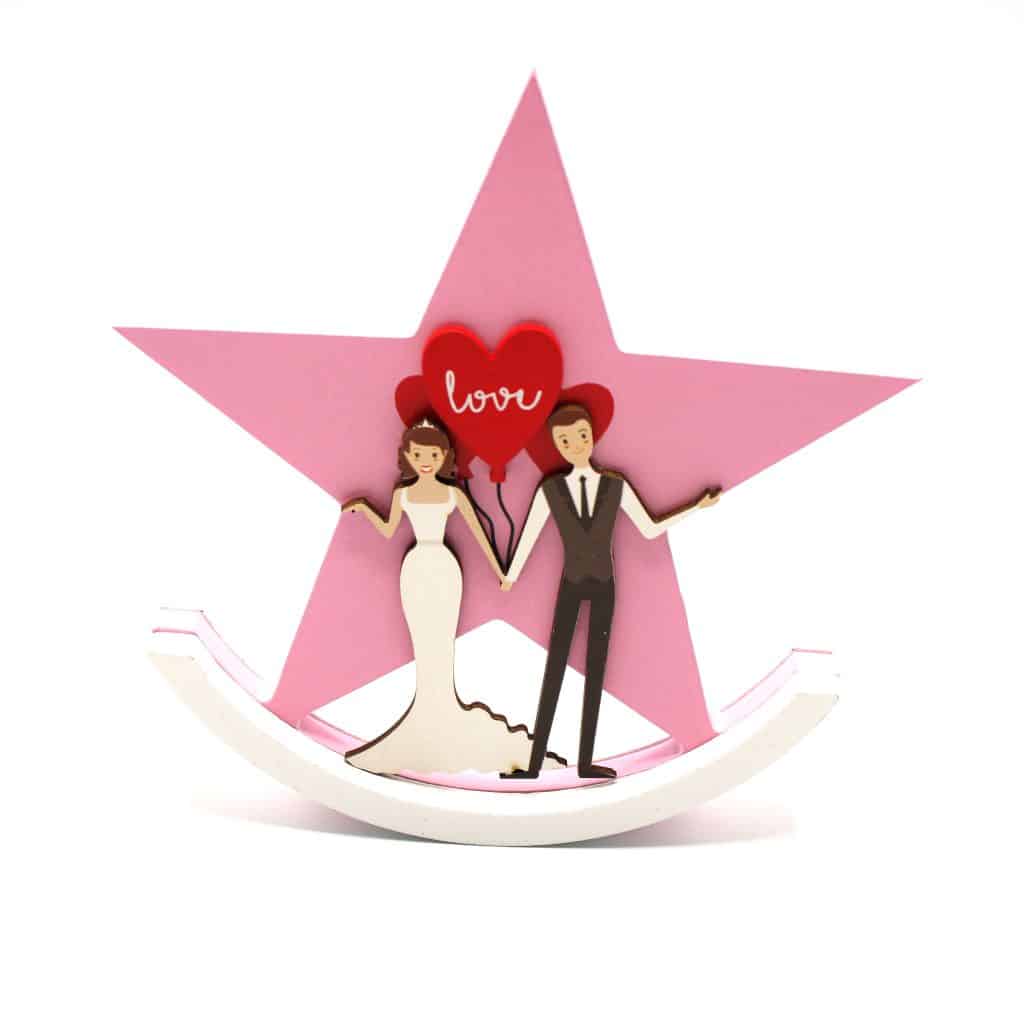 Decoratie figuur | love