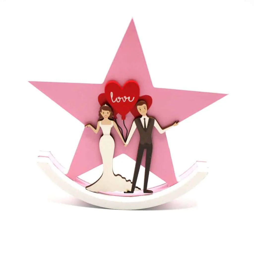 Decoratie figuur | love