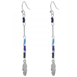 Oorbellen | indian feather