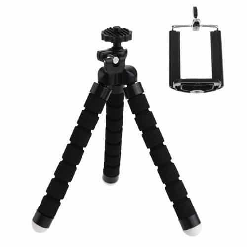 Tripod telefoonhouder zwart