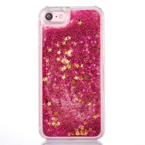 iPhone hoesje | Roze glitters