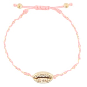 Armband-kauri-roze-goud