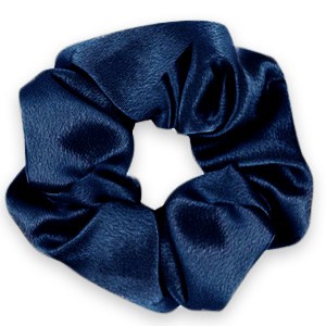 Scrunchie-diepblauw