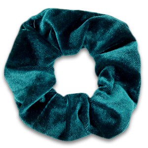 Scrunchie-velvet-blauw